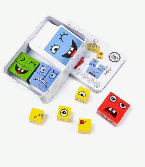 Juego cambia caras de expresiones – Tamaño pequeño