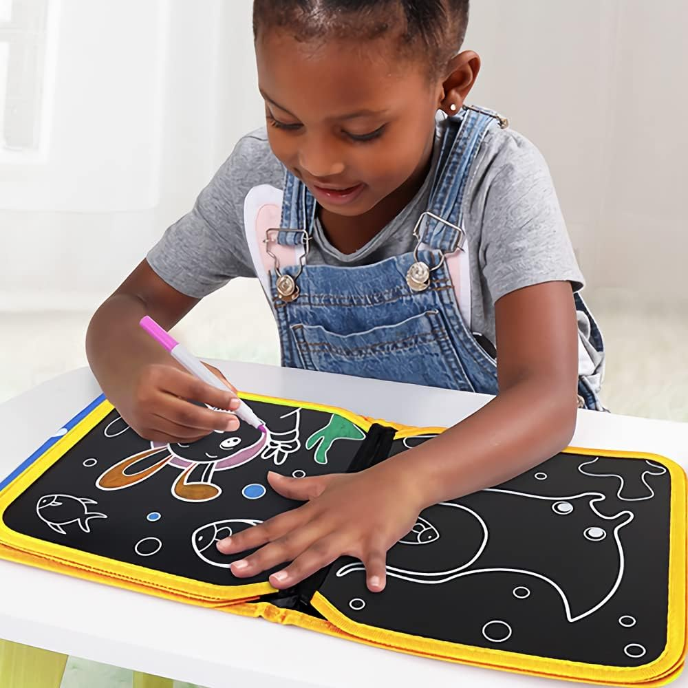 Pizarra de dibujo portátil y reutilizable para niños