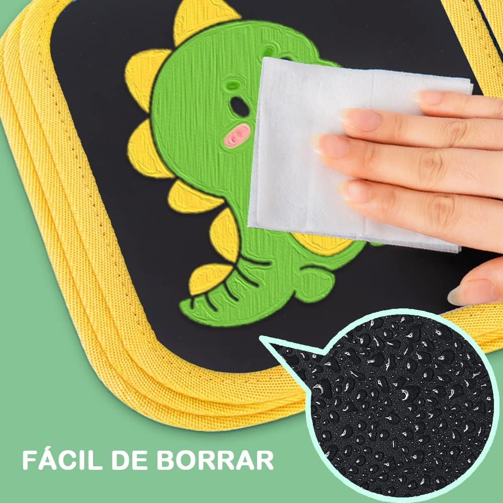 Pizarra de dibujo portátil y reutilizable para niños