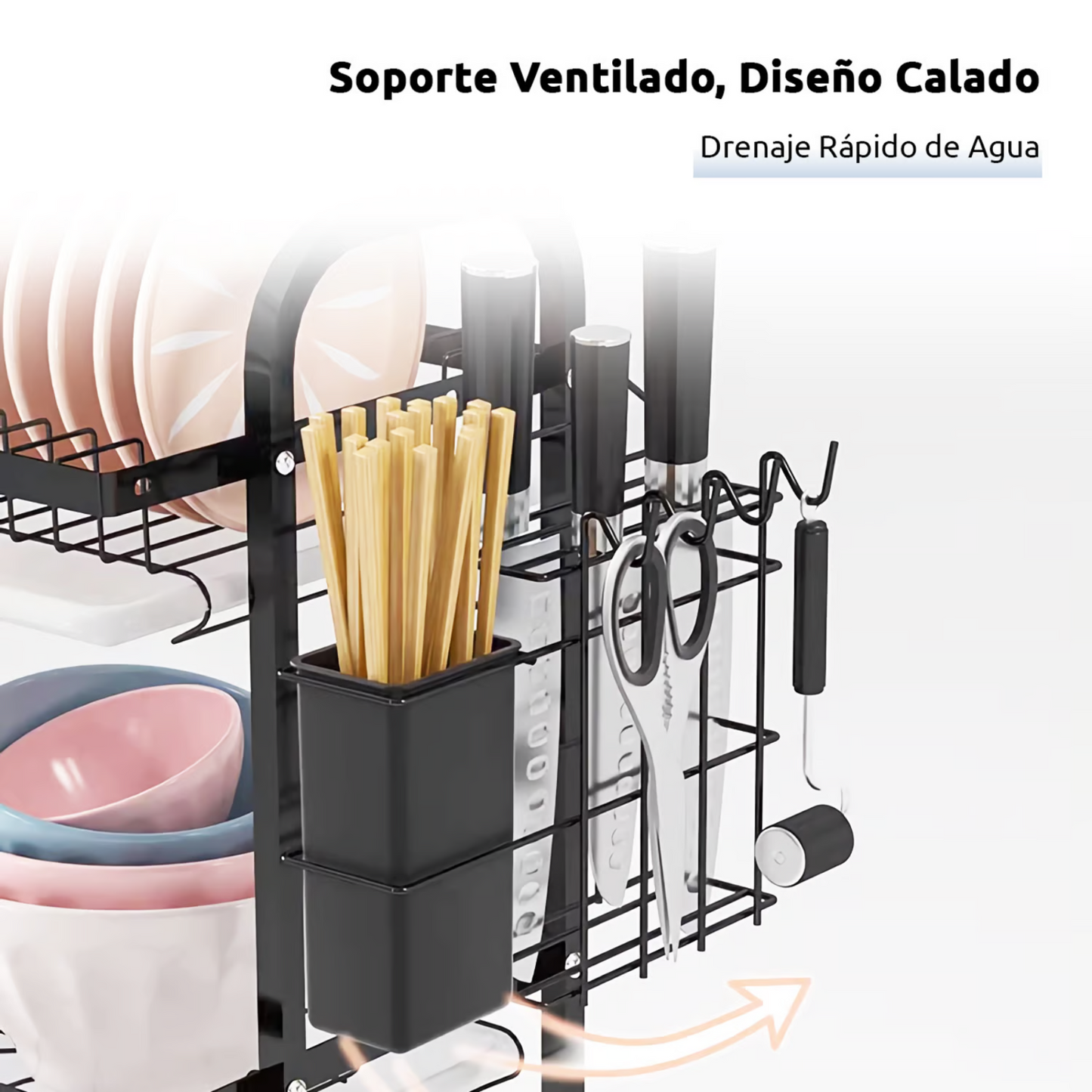 Secaplatos escurridor de loza