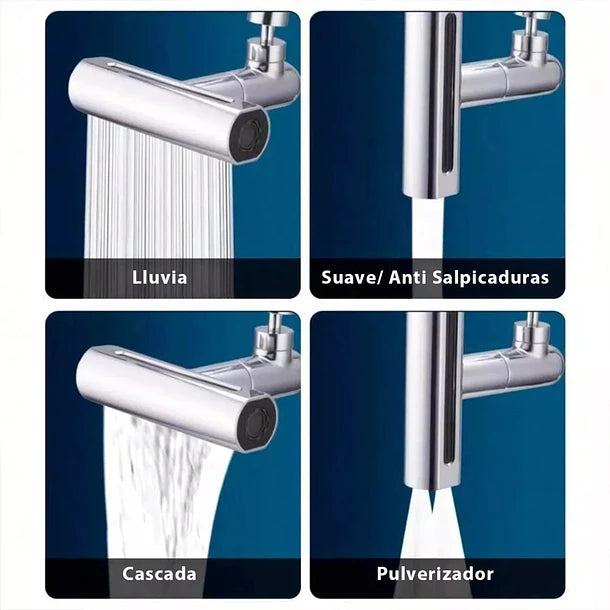 Extensión para llave de cocina 360°