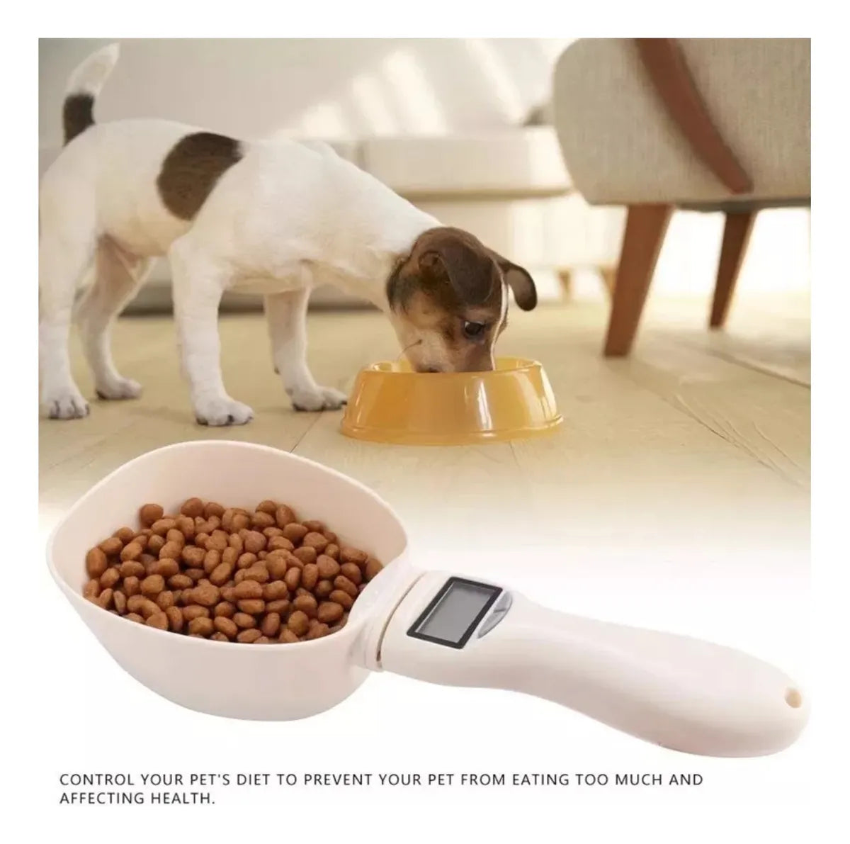 Cuchara báscula para mascota